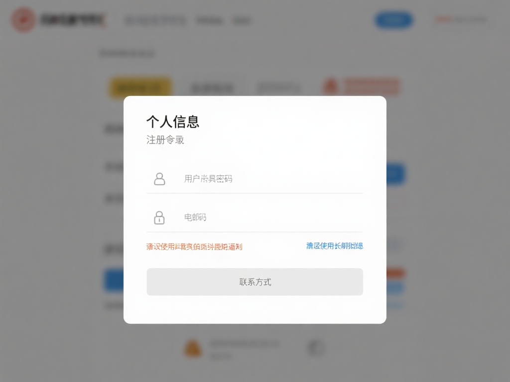 填写个人信息：注册环节需要用户填写基本信息，包括用
