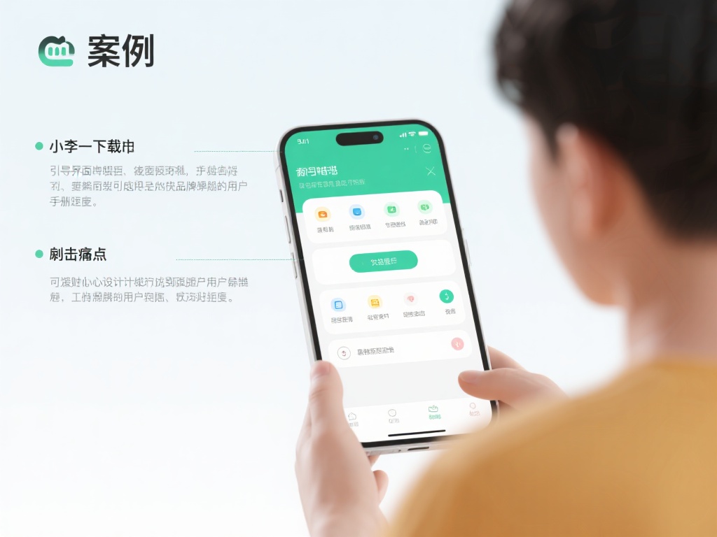 一个典型案例是小李第一次下载并打开应用进行体验，他